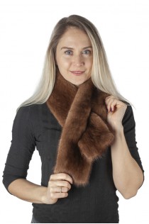 Mink fur scarf - fur on both sides